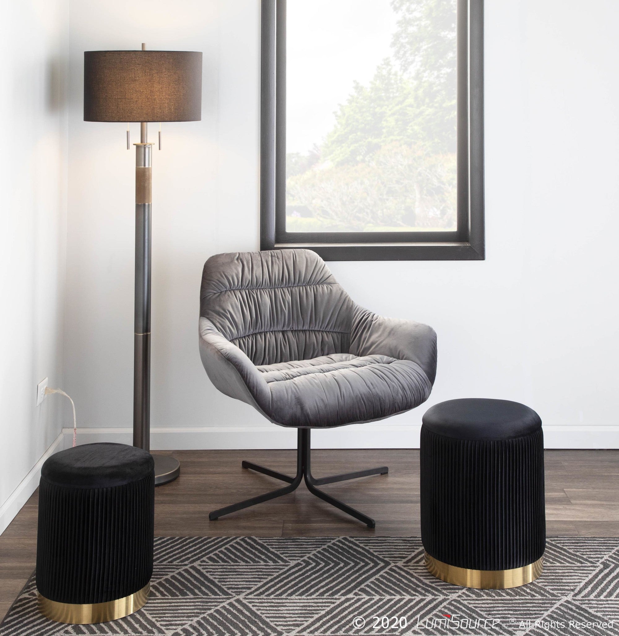 Lumisource swivel chair sale