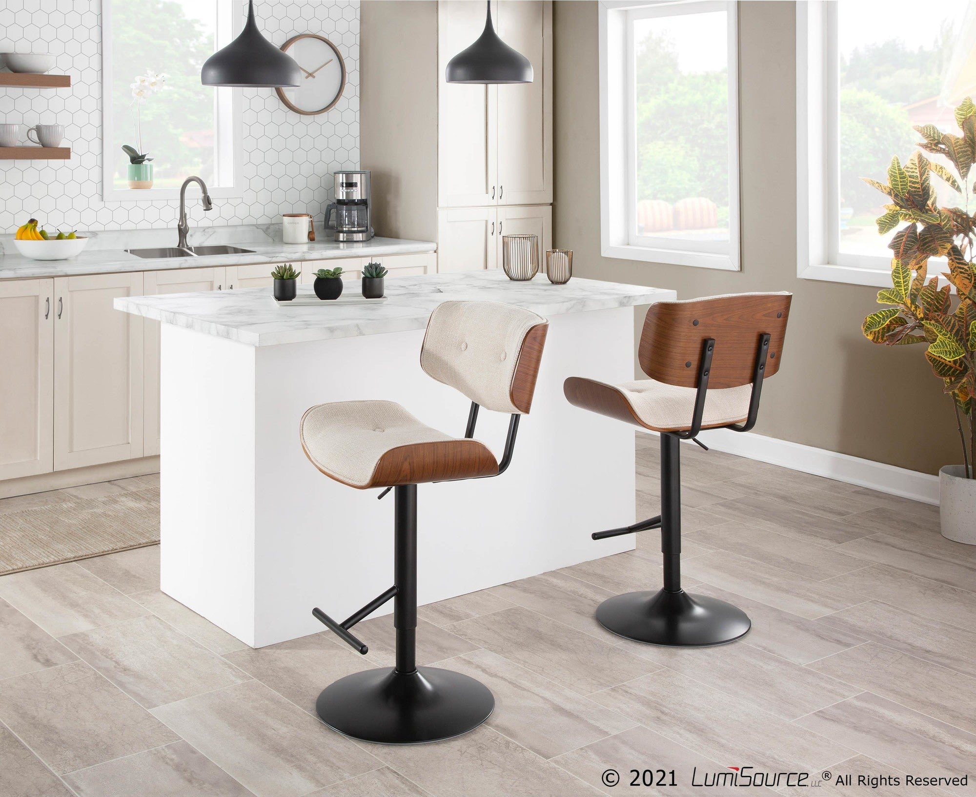 Lumisource lombardi bar stool sale