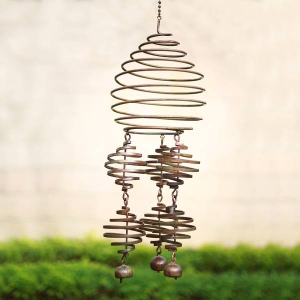 Coiled Wind Decor with Bells By SPI Home | Decor | Modishstore-2