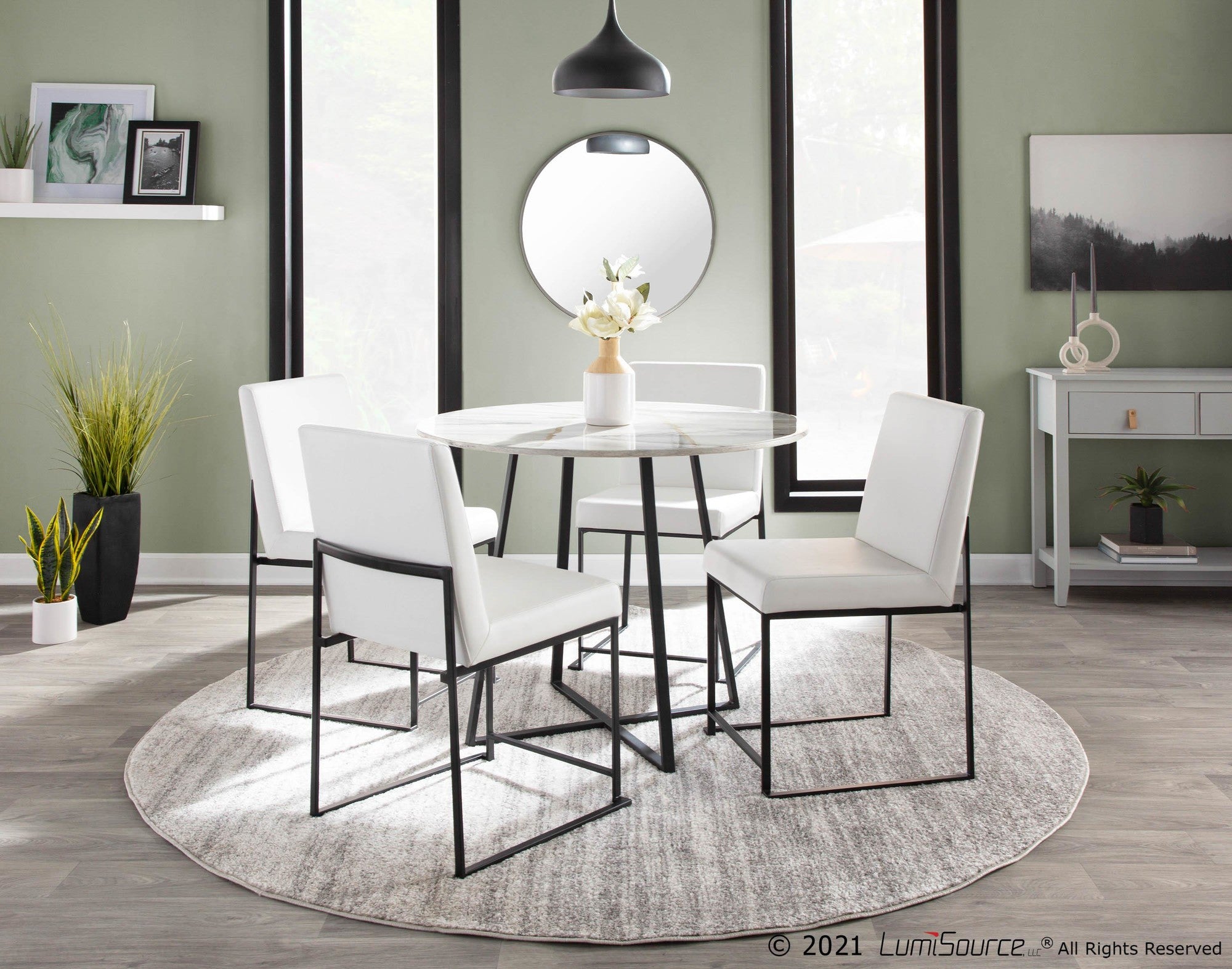 High back contemporary online dining chairs