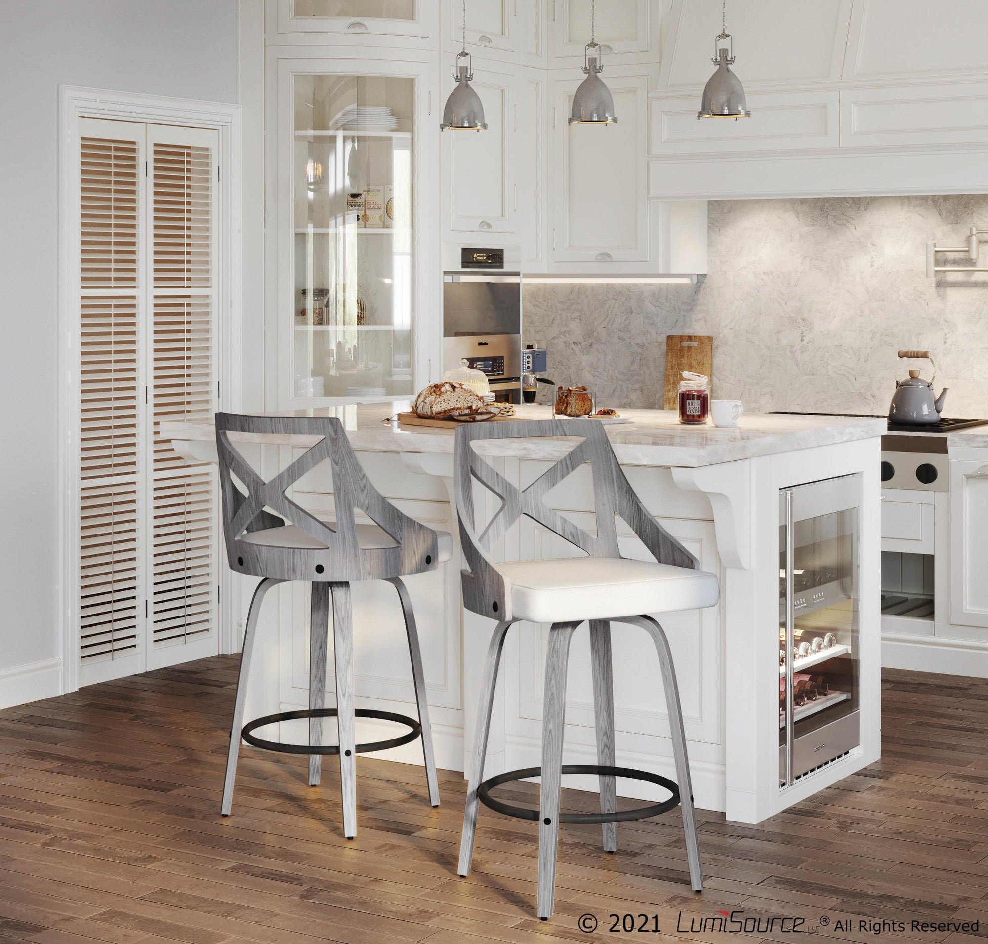 Kitchen bar stools discount cream