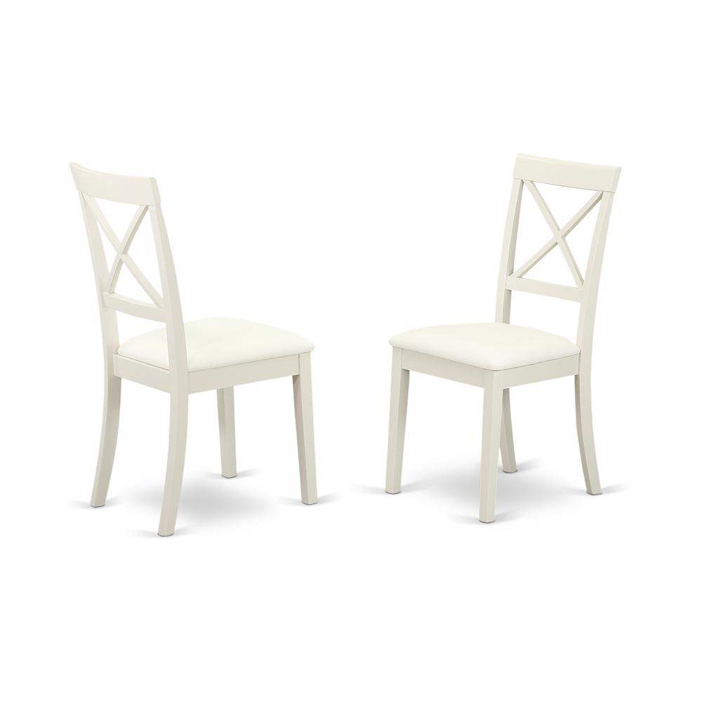 Dining Room Set Linen White OXBO5-LWH-LC By East West Furniture | Dining Sets | Modishstore - 4