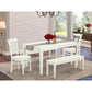 Dining Room Set Linen White CAIP5C-LWH-W By East West Furniture | Dining Sets | Modishstore