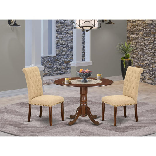 Dining Room Set Mahogany DLBR3-MAH-04 By East West Furniture | Dining Sets | Modishstore