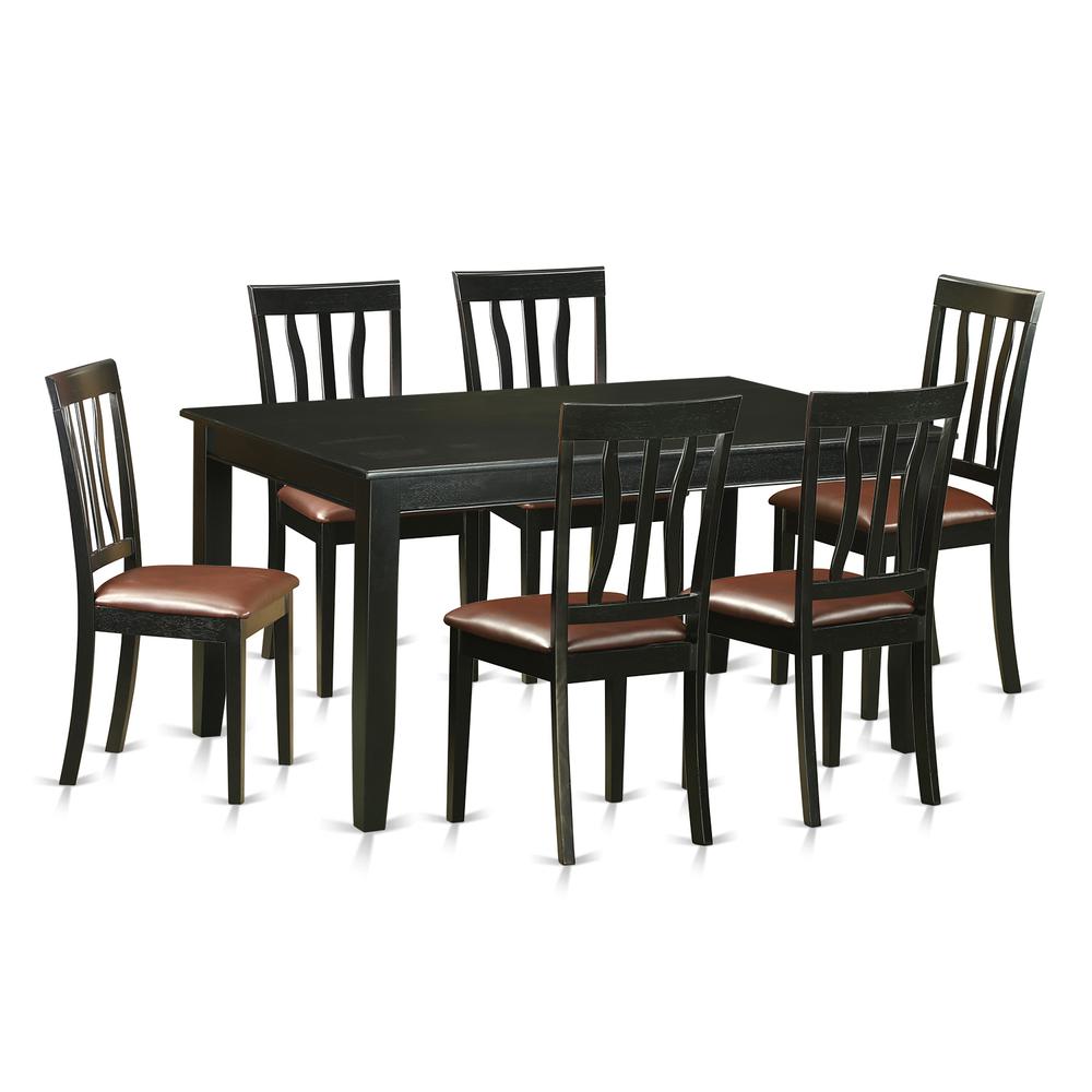 7 Pcs Dining Room Sets -Table And 6 Dinette Chairs By East West Furniture | Dining Sets | Modishstore - 2