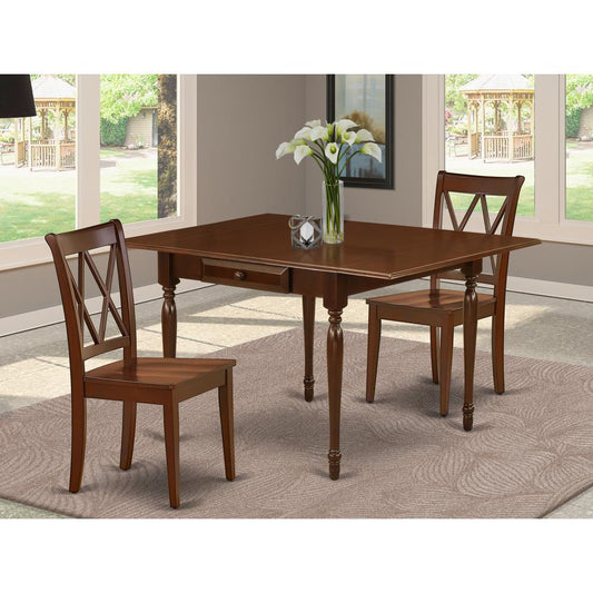 Dining Room Set Mahogany MZCL3 - MAH - W By East West Furniture | Dining Sets | Modishstore