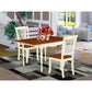 Dining Room Set Buttermilk & Cherry MZDA3 - WHI - W By East West Furniture | Dining Sets | Modishstore