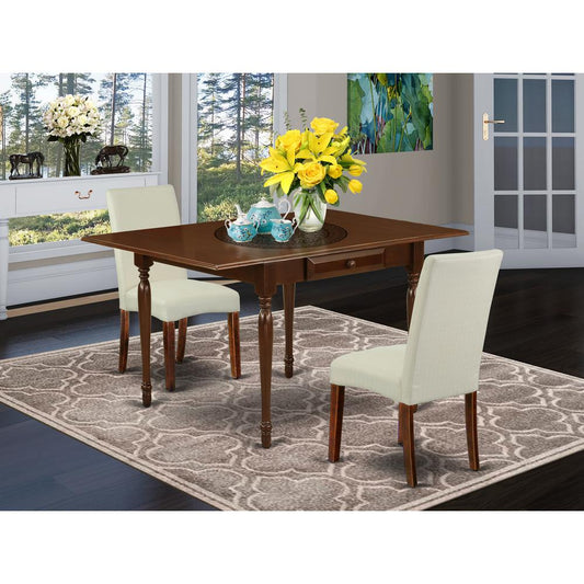 Dining Room Set Mahogany MZDR3 - MAH - 01 By East West Furniture | Dining Sets | Modishstore