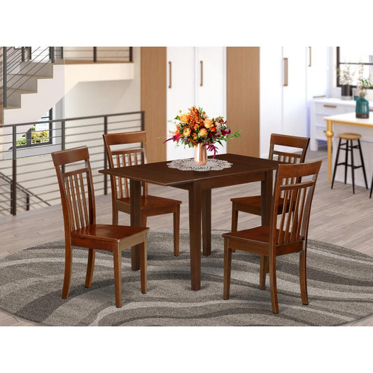 Dining Room Set Mahogany NDCA5 - MAH - W By East West Furniture | Dining Sets | Modishstore