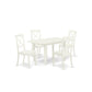 Dining Table - Dining Chairs NOBO5 - WHI - W By East West Furniture | Dining Sets | Modishstore