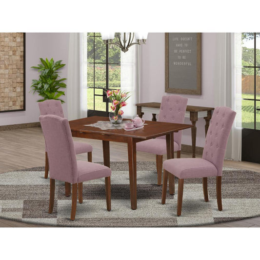 Dining Room Set Mahogany NOCE5-MAH-10 By East West Furniture | Dining Sets | Modishstore
