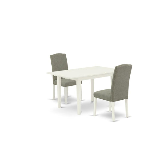 Dining Table - Parson Chairs NOEN3 - LWH - 06 By East West Furniture | Dining Sets | Modishstore