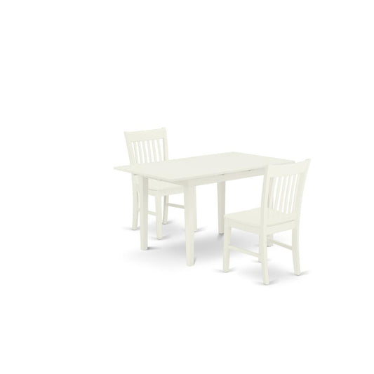 Dining Table - Dining Chairs NOFK3 - LWH - W By East West Furniture | Dining Sets | Modishstore