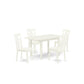 Dining Table - Dining Chairs NOLG5 - LWH - W By East West Furniture | Dining Sets | Modishstore