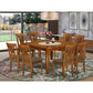 9 Pc Dining Set-Table With Leaf And 8 Kitchen Chairs. By East West Furniture | Dining Sets | Modishstore - 2
