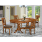 5 Pc Dining Set-Dining Table Plus 4 Kitchen Dining Chairs By East West Furniture | Dining Sets | Modishstore - 2