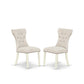 Dining Room Set Linen White OXGA5 - LWH - 35 By East West Furniture | Dining Sets | Modishstore - 4