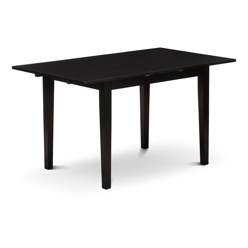 Dining Table - Dining Chairs NOBO3 - BLK - W By East West Furniture | Dining Sets | Modishstore - 3