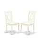 Dining Room Set Linen White DOCL6 - LWH - C By East West Furniture | Dining Sets | Modishstore - 4