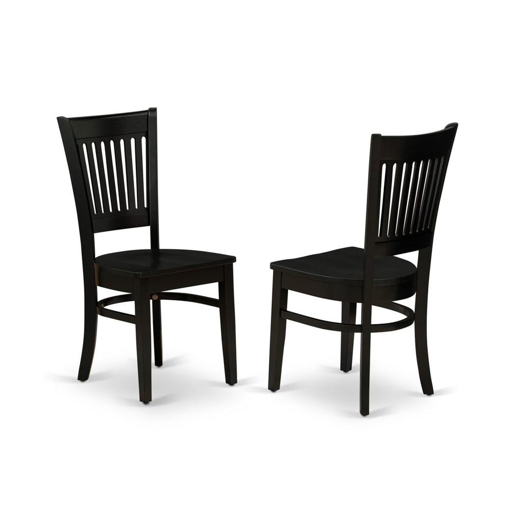 Dining Table - Dining Chairs NOVA5 - BLK - W By East West Furniture | Dining Sets | Modishstore - 4