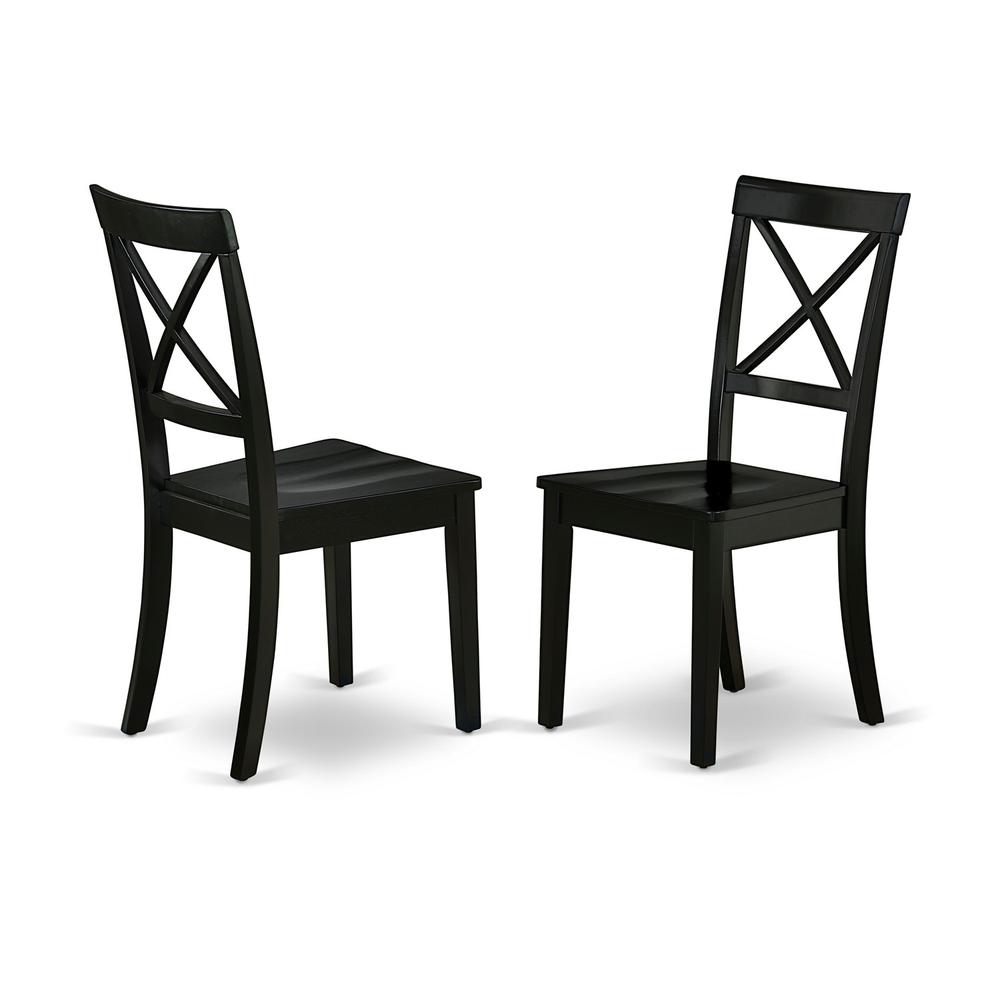 Dining Table - Dining Chairs NOBO3 - BLK - W By East West Furniture | Dining Sets | Modishstore - 4