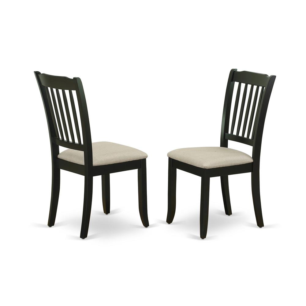 Dining Table - Dining Chairs NODA3 - BLK - C By East West Furniture | Dining Sets | Modishstore - 4