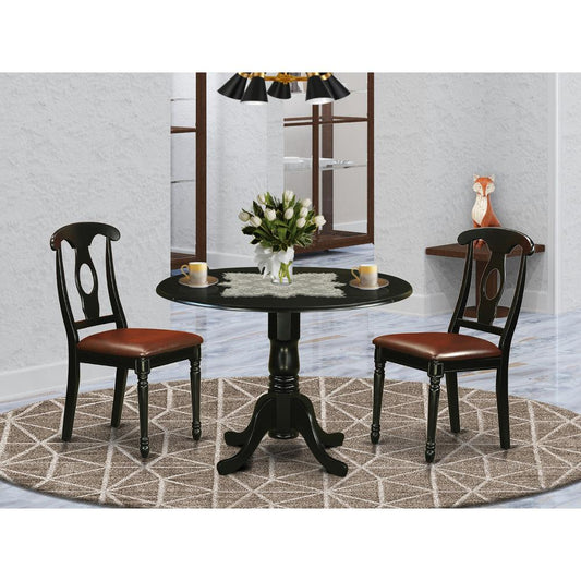 3 Pc Dining Room Set-Dinette Table And 2 Dinette Chairs By East West Furniture | Dining Sets | Modishstore
