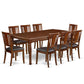 Dining Room Set Mahogany DODU9-MAH-LC By East West Furniture | Dining Sets | Modishstore - 2