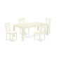 Dining Room Set Linen White LGCL5 - LWH - C By East West Furniture | Dining Sets | Modishstore - 2