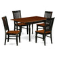 Dining Room Set Black & Cherry MZWE5-BCH-W By East West Furniture | Dining Sets | Modishstore - 2