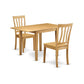 Dining Room Set Oak NDAN3 - OAK - W By East West Furniture | Dining Sets | Modishstore - 2