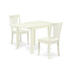Dining Room Set Linen White NDAV3 - LWH - W By East West Furniture | Dining Sets | Modishstore - 2