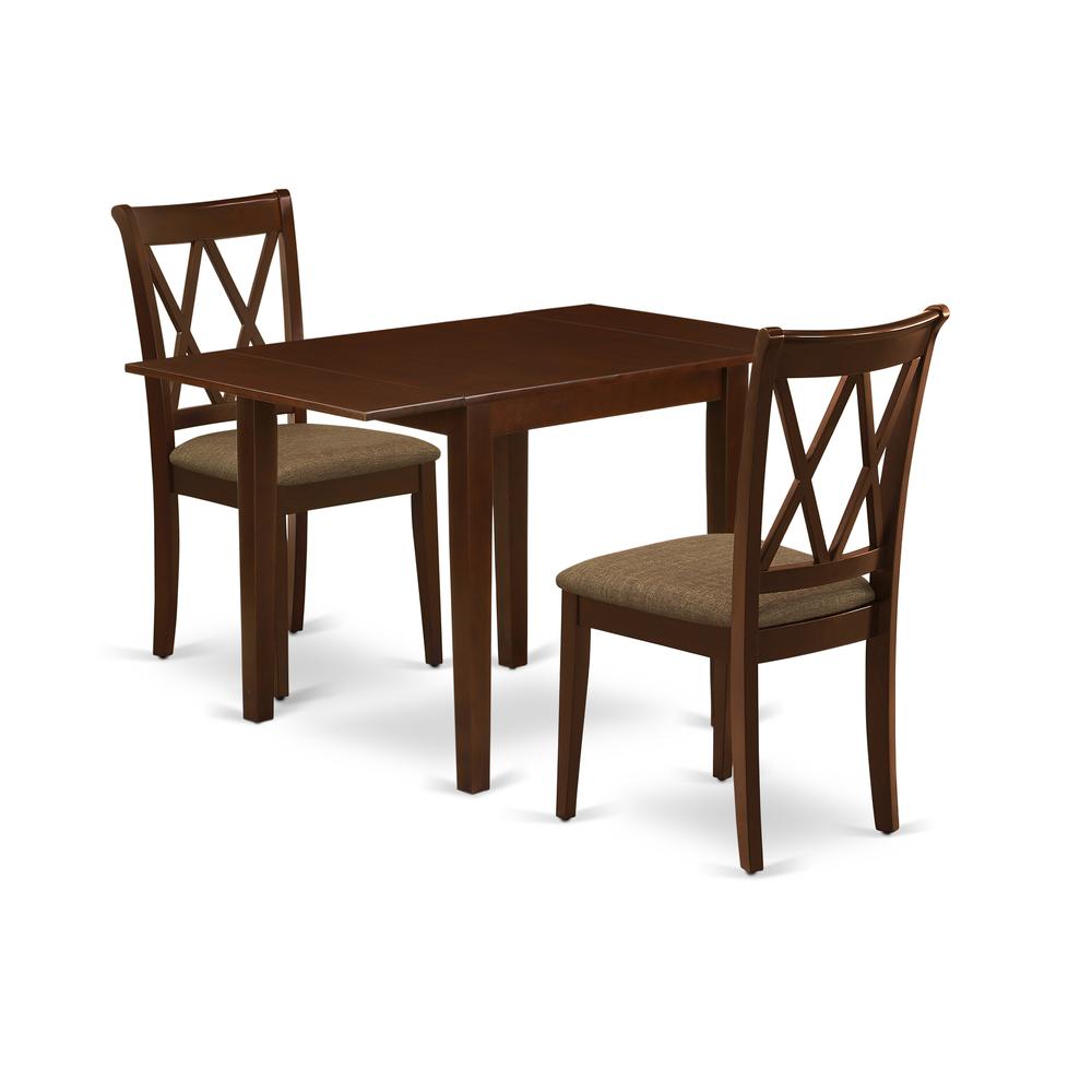 Dining Room Set Mahogany NDCL3 - MAH - C By East West Furniture | Dining Sets | Modishstore - 2