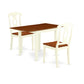 Dining Room Set Buttermilk & Cherry NDKE3 - WHI - W By East West Furniture | Dining Sets | Modishstore - 2