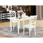 Dining Table - Dining Chairs NOBO3 - WHI - W By East West Furniture | Dining Sets | Modishstore - 2