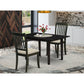 Dining Table - Dining Chairs NODA3 - BLK - C By East West Furniture | Dining Sets | Modishstore - 2