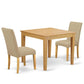 Dining Room Set Oak OXDR3-OAK-16 By East West Furniture | Dining Sets | Modishstore - 2