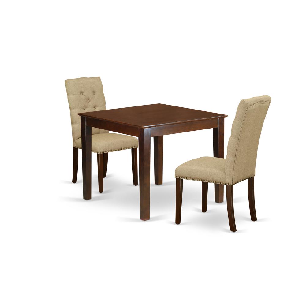 Dining Room Set Mahogany OXEL3 - MAH - 16 By East West Furniture | Dining Sets | Modishstore - 2