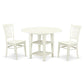 Dining Room Set Linen White SUGR3-LWH-W By East West Furniture | Dining Sets | Modishstore - 2