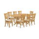 9 Pc Dining Room Set For 8 Dining Table With Leaf And 8 Kitchen Dining Chairs By East West Furniture | Dining Sets | Modishstore - 6