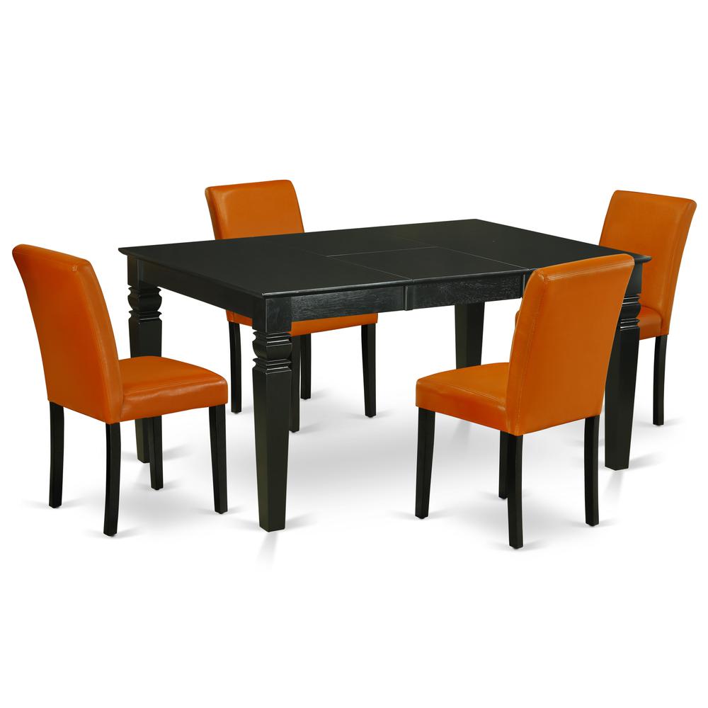 Dining Room Set Black WEAB5 - BLK - 61 By East West Furniture | Dining Sets | Modishstore - 2