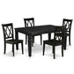 Dining Room Set Black WECL5-BLK-W By East West Furniture | Dining Sets | Modishstore - 2