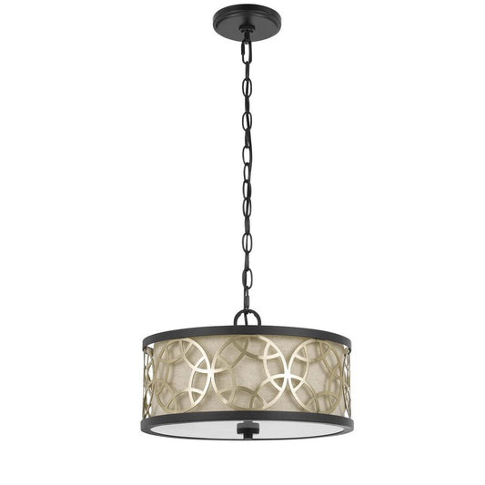 60W X 2 Carmel 2 Light Metal 2 In 1 Semi-Flush / Pendant Chandelier By Cal Lighting | Pendant Lamps | Moidshstore