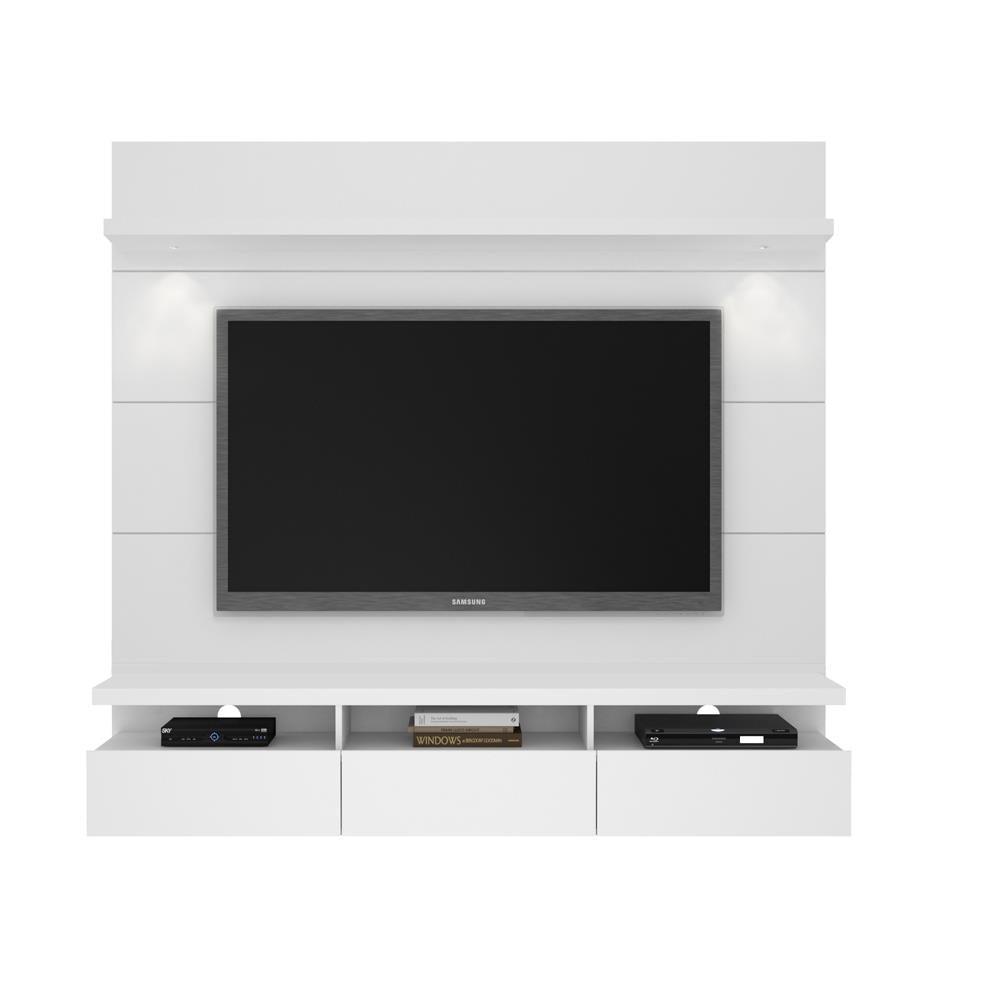 Manhattan comfort city 1.8 deals entertainment center in white gloss