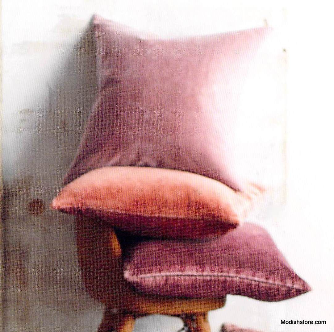 Washed shop velvet pillows