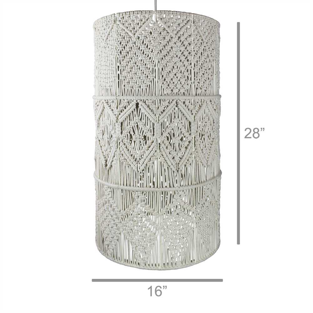 Macrame Pendant - 3 Tier-3