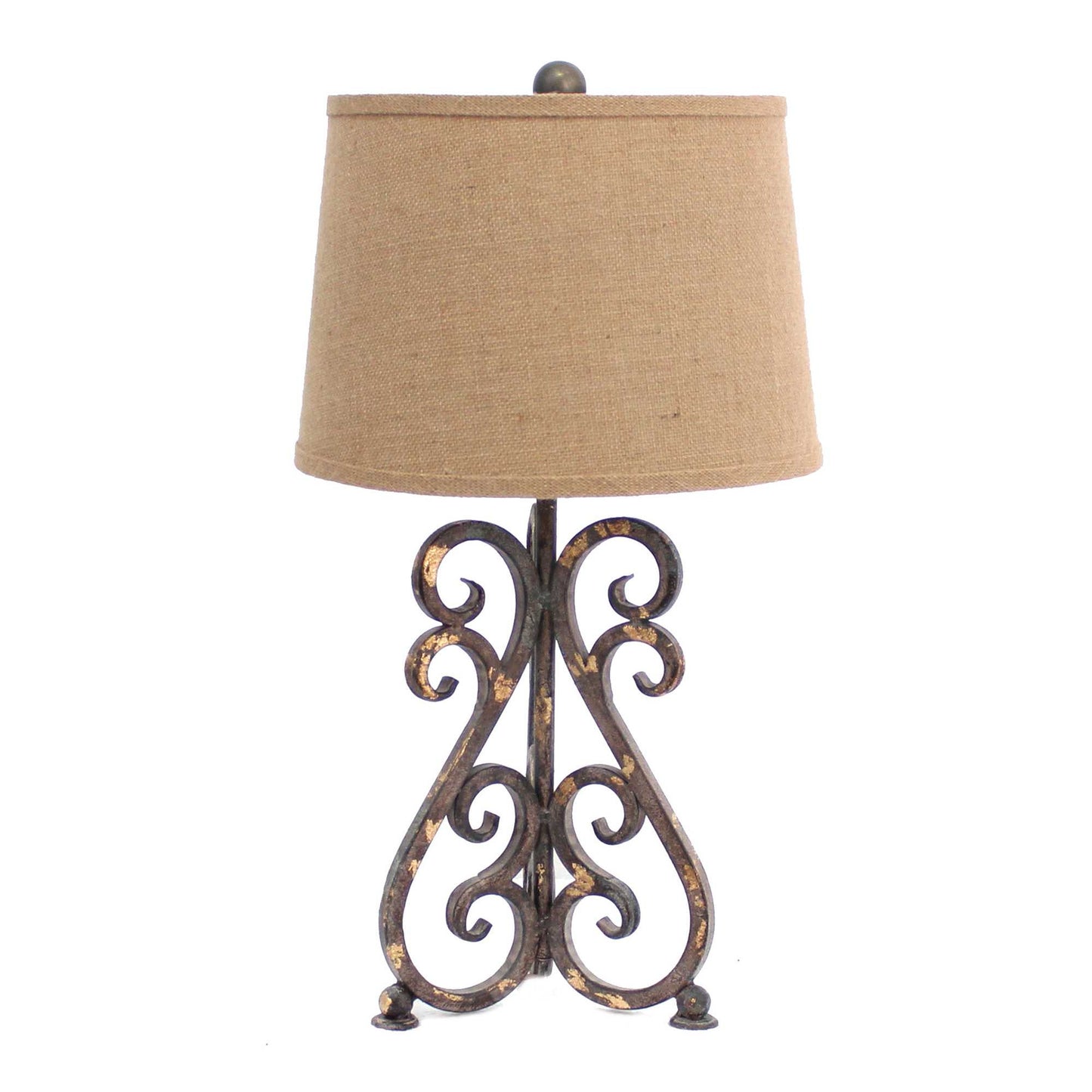 Bronze Vintage Metal Khaki Linen Shade - Table Lamp | Table Lamps | Modishstore - 2