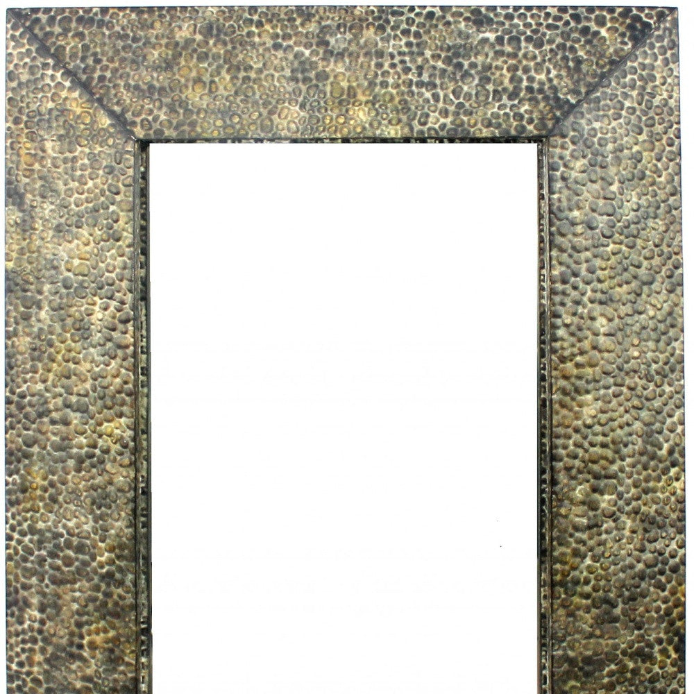 Bronze Gravel-Like Mosaic Frame - Dressing Mirror By Homeroots | Mirrors | Modishstore - 4