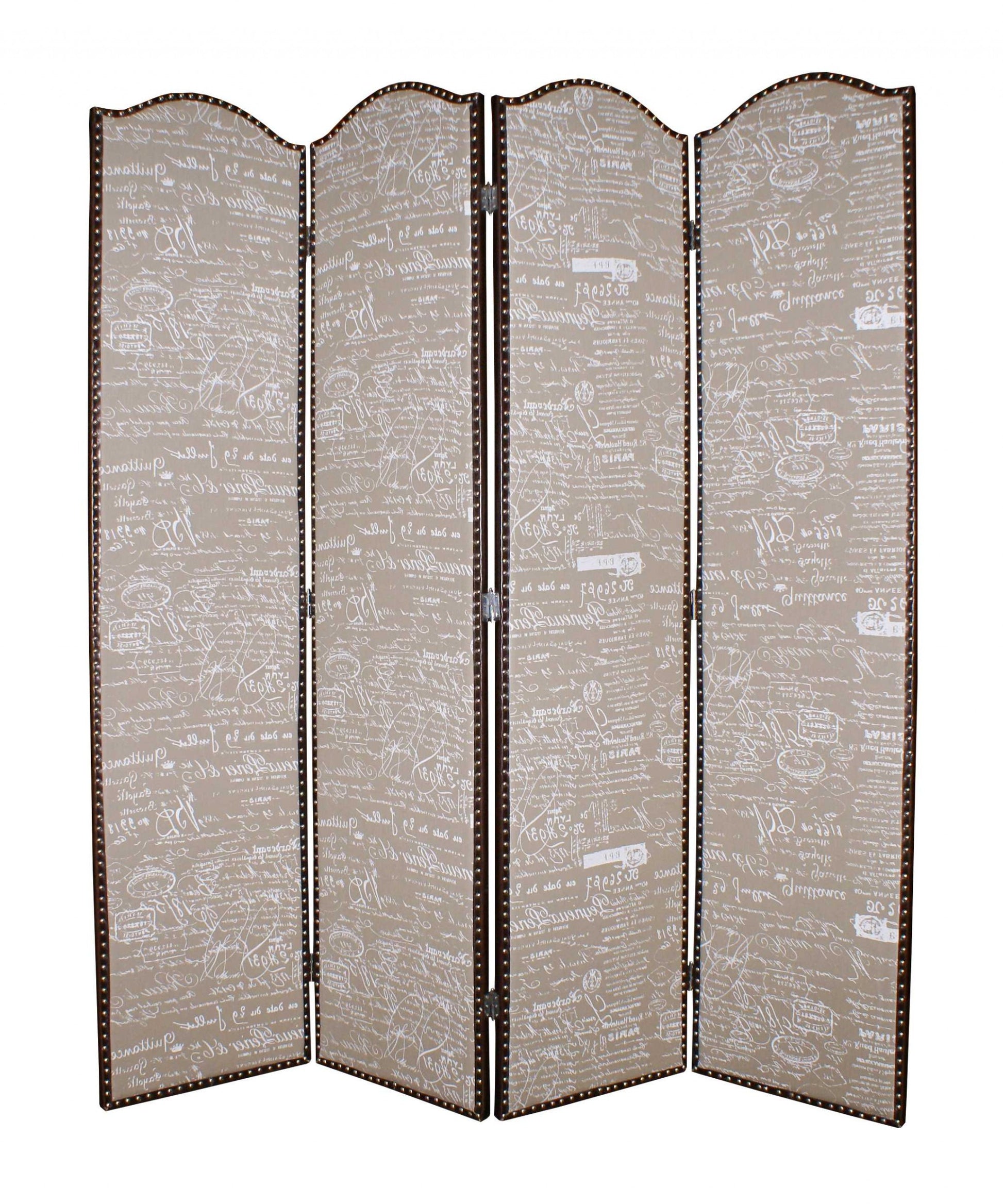 Tan Wood Galore Screen By Homeroots | Room Dividers | Modishstore - 3