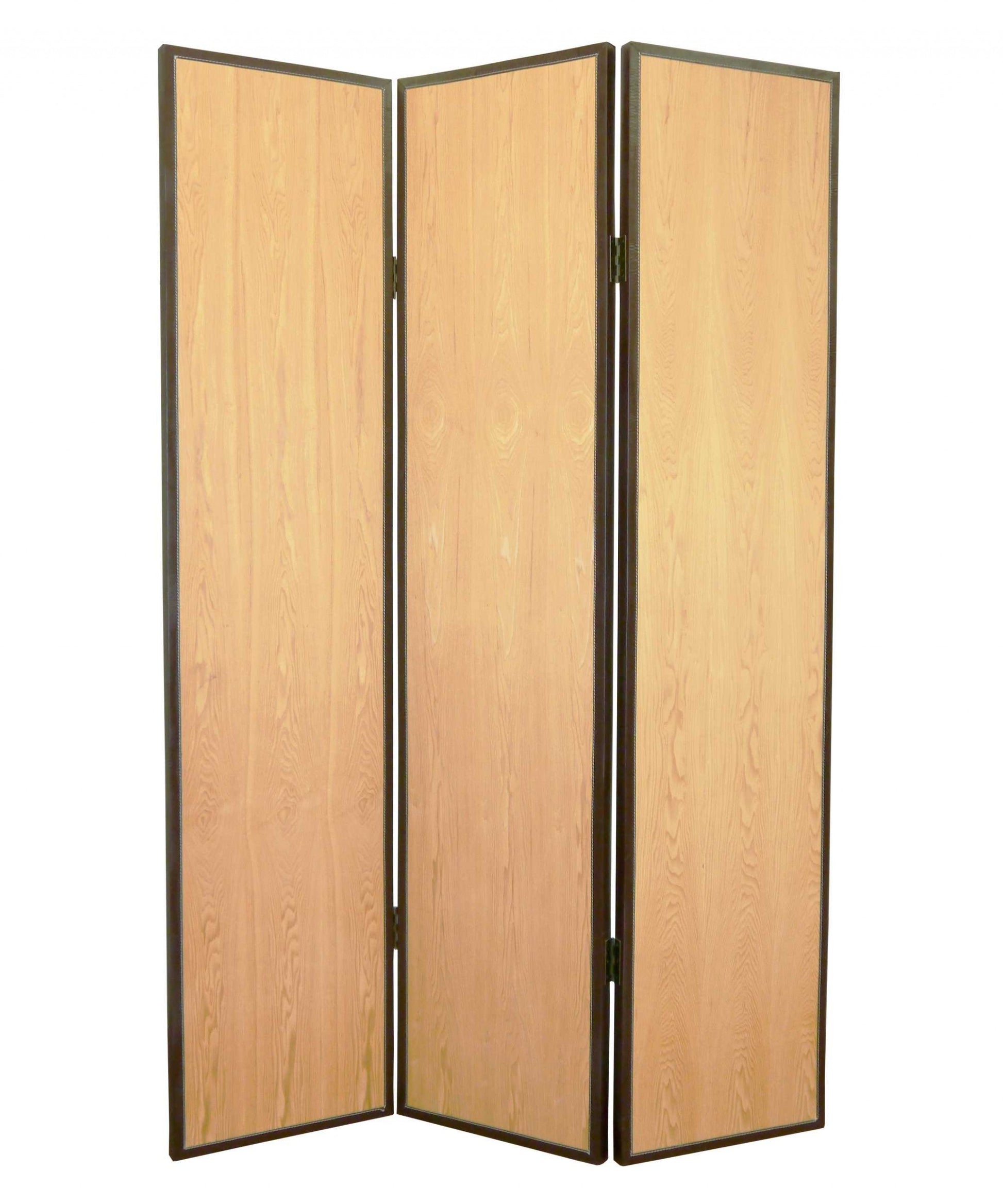 Natural Wood Screen By Homeroots - 274692 | Room Dividers | Modishstore - 2